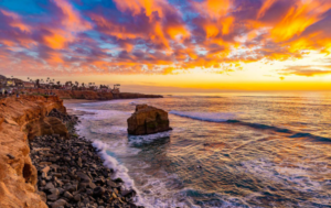 Sunset Cliffs Natural Park in SanDiego